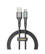 Data - кабель YOKI LED YK-LE17 USB to micro-USB 60W 1.2m, Black