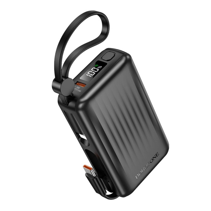 Зовнішній акумулятор Power Bank Borofone BJ70 PD20W 10000 mAh, Black