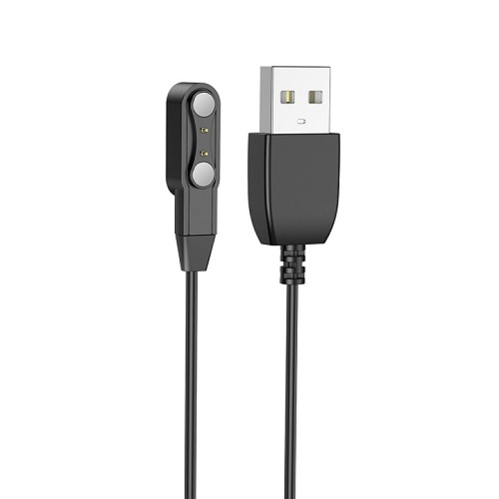 USB кабель-зарядка для часов Hoco Y19, Black