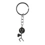 Металлический брелок Stickman для ключей, Silver