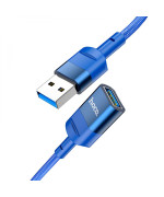 USB Подовжувач Hoco U107 USB - USB3.0 (1.2m), Blue
