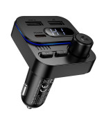 Автомобильный FM-модулятор Borofone BC61 USB-C PD30W / USB 15W, Black