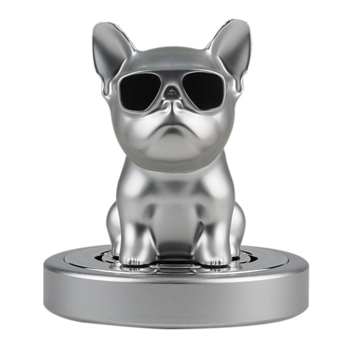Ароматизатор Diamond French Bulldog, Silver