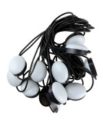 Садова RGB Гірлянда DX-23013-5050-15P-Solar з пультом дистанційного керування, Black
