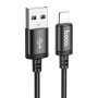 USB Data-кабель Hoco X91 USB to Lightning 2.4A 3m, Black