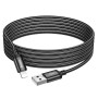 USB Data-кабель Hoco X91 USB to Lightning 2.4A 3m, Black