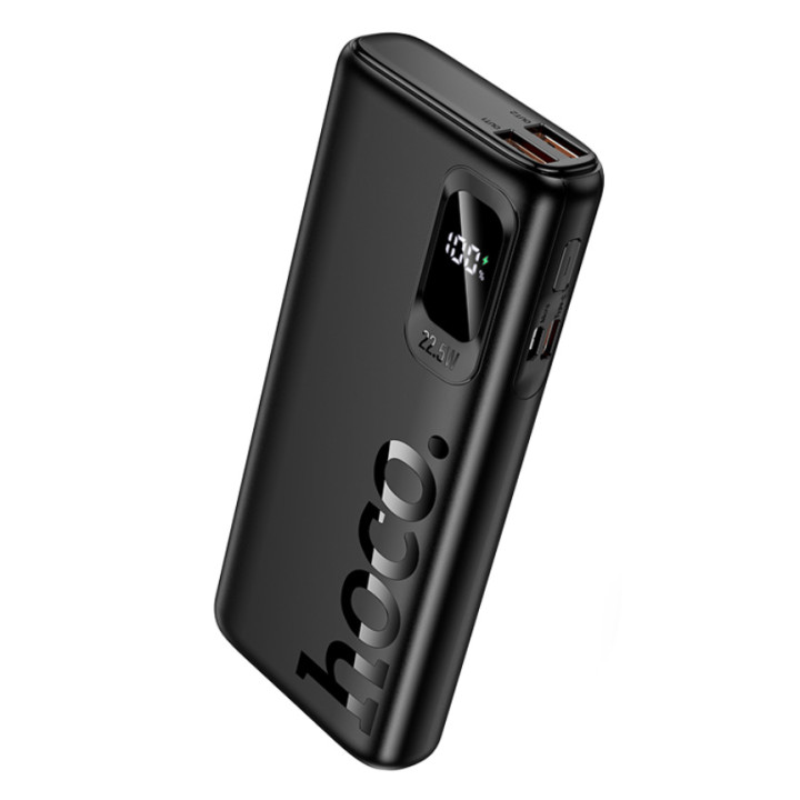 Зовнішній акумулятор Power Bank Hoco J158 Pro Runner USB QC3.0 22.5W / Type-C PD20W / micro-USB 10000mAh, Black