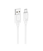 Data - кабель Hoco X122 USB to micro-USB 1m, White