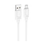 Data - кабель Hoco X122 USB to micro-USB 1m, White