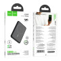 Зовнішній акумулятор Power Bank Hoco J140A Tony PD20W 5000mAh, Black