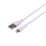Сетевое Зарядное Устройство Borofone BA48A cable Lightning 2,1A, White