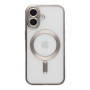 Чохол TPU Metallic Chrome Full Camera with Magsafe для iPhone 16 chrome gold