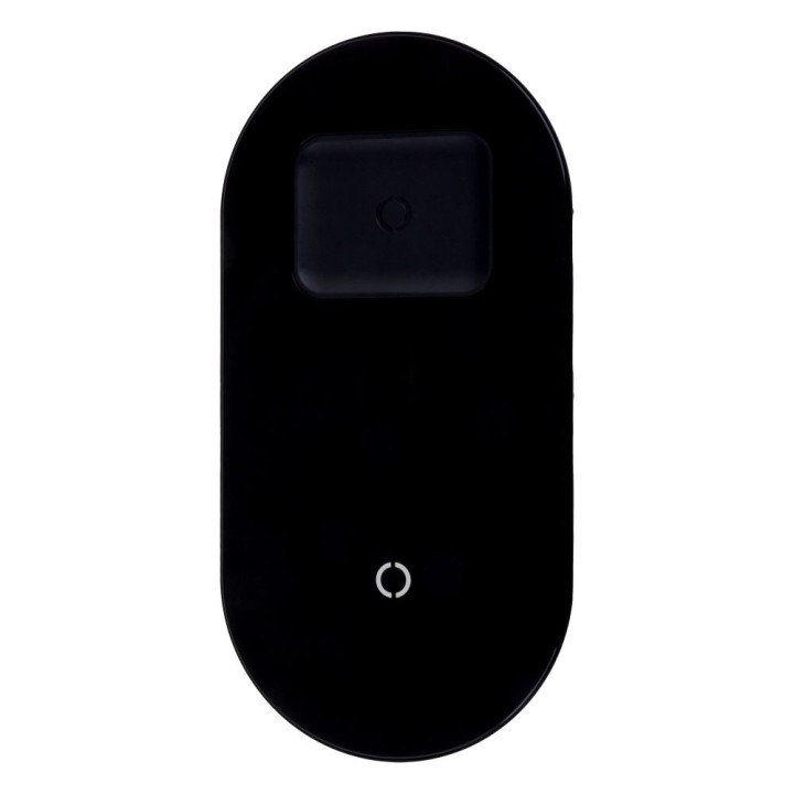 Беспроводное зарядное устройство Baseus Simple 2in1 для Phones+Pods 15W WXJK 3.0A, Black