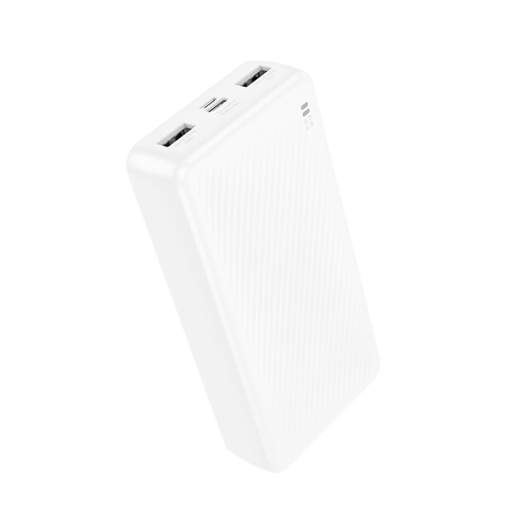 Внешний аккумулятор Power Bank Borofone BJ55A 2USB / Type-C / micro-USB 10W 20000mAh, White