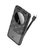 Power Bank Hoco Q29 Nobility 22.5W+PD20W с кабелем Type-C 10000mAh, Black
