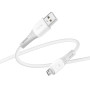 USB-кабель Ridea RC-SI35 Silicone Pro Micro-USB 3A 1м, White