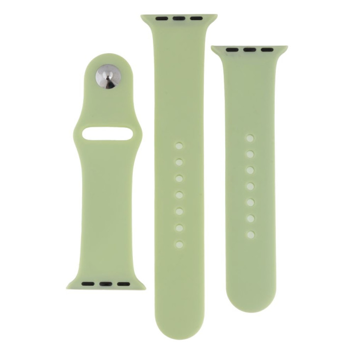 Ремешок Silicone Two-Piece для Apple Watch 38 / 40mm, 61, Avocado green