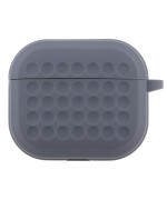 Чехол-футляр для наушников Silicone Fashion Case with Hook для Airpods 3, Grey