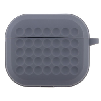 Чохол-футляр для навушників Silicone Fashion Case with Hook для Airpods 3, Grey