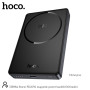 Внешний аккумулятор Power Bank Hoco DB98A Type-C PD20W / Qi 15W 10000mAh, Black