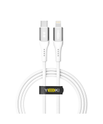 Data - кабель YOKI SOLID YK-SO15 Type-C to Lightning 30W 1.2m, White