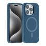 Чехол - накладка Silicone Case with Magsafe для iPhone 15 Pro Max antique white