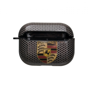 Чохол-футляр для навушників Apple Airpods Pro Glossy Brand, Porsche