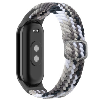 Ремешок для Xiaomi Mi Band 8 Elastic adjustment, Colorful Grey