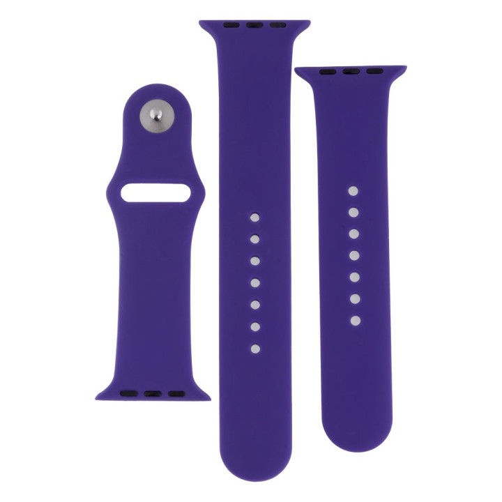 Ремінець Silicone Two-Piece для Apple Watch 42 / 44mm, 34, Purple
