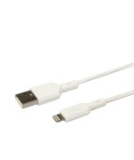 Data-Кабель USB Borofone BX70 Lightning 2.4A 1m, White