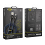 Data - кабель YOKI SMART YK-SM31 USB to Lightning 12W 1.2m, Black-Blue