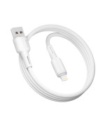 USB Data-кабель Ridea RC-CO10 CommonPro 12W 2,4A Lightning 1m, White