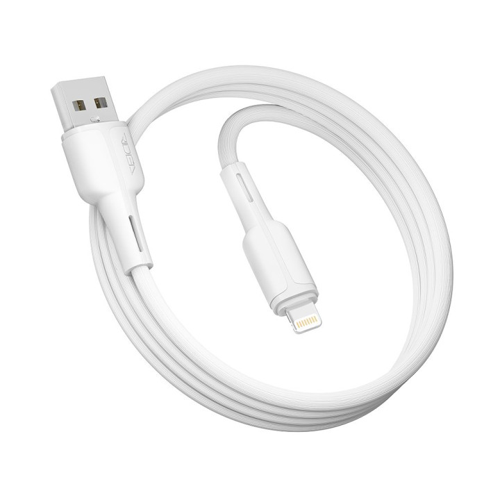 USB Data-кабель Ridea RC-CO10 CommonPro 12W 2,4A Lightning 1m, White