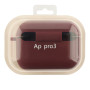 Чохол - футляр Silicone Case with microfibra для Airpods Pro 3, Maroon