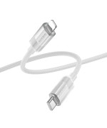 USB Кабель Borofone BU44 Sincero PD27W 3A Type-C to Lightning 1.2m, Grey