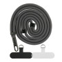 Шнурок для чохла з карабіном на шию 150 cm, Grey
