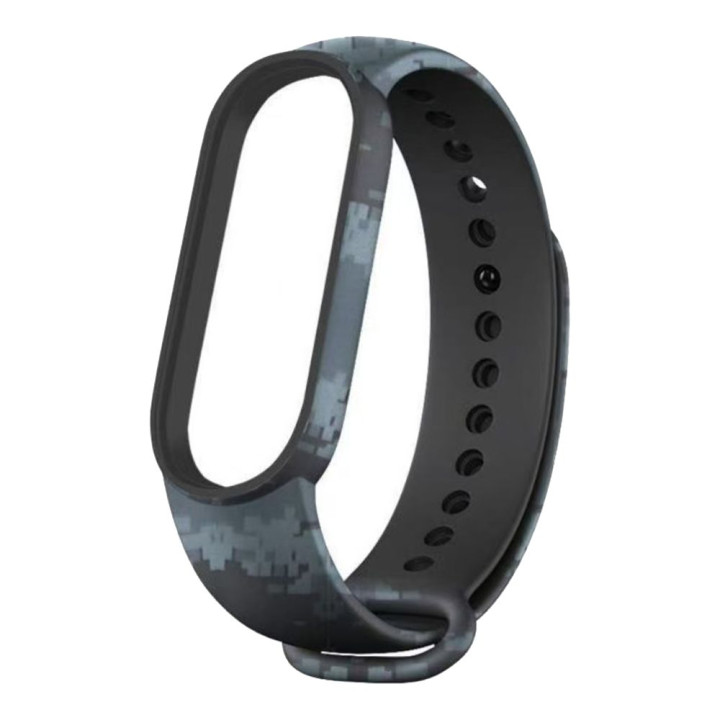 Ремінець Silicone для Xiaomi Mi Band 5 / 6 / 7 Сamouflage Digital