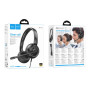 Игровые наушники Hoco W112 Pure 1.8м, Black