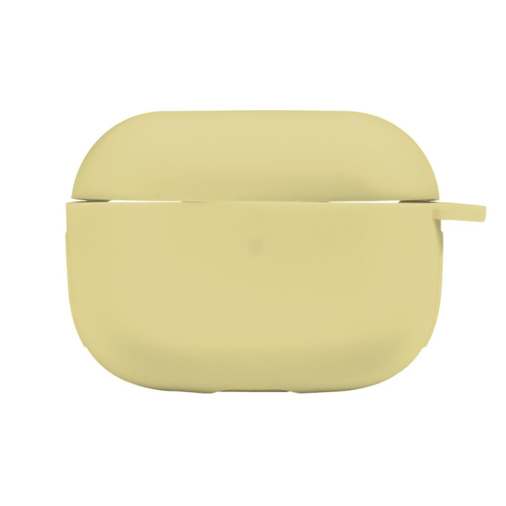 Чехол Silicone Case with hook для Airpods Pro, Crem yellow