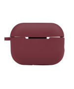 Чехол Silicone Case with hook для Airpods Pro 2, Rose red