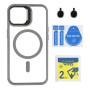 Чохол - накладка TPU+PC+Metal Stand Case with MagSafe and Camera Lenses для iPhone 16