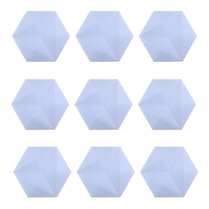 Ночник-світильник Стільники RGB FWWSB8-17-9 (9шт.), White