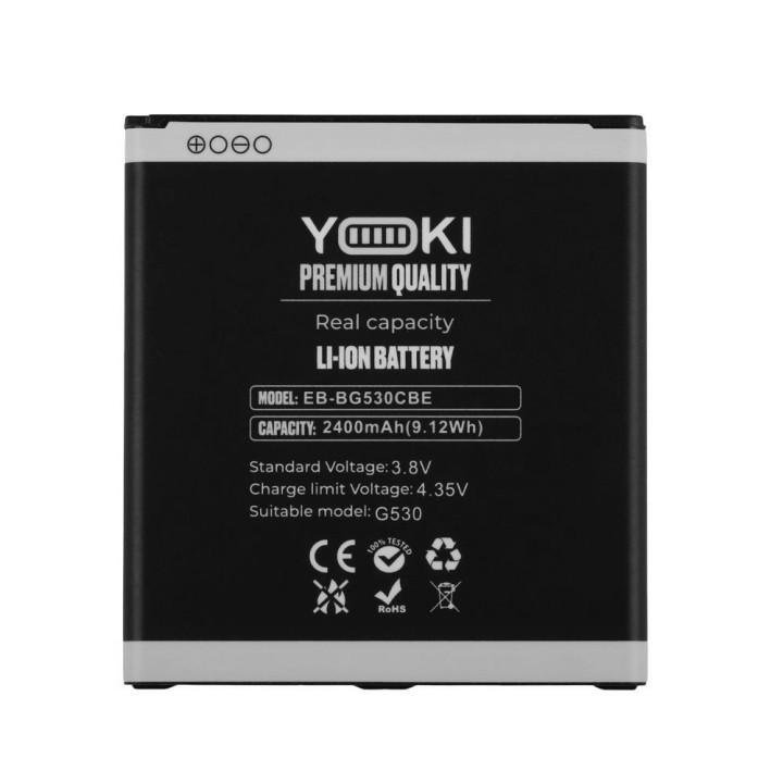 Аккумулятор Yoki EB-BG530CBE для Samsung Galaxy Grand Prime G530 2400mAh