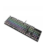 Проводная игровая клавиатура TWolf T75 punk LED Blue Switch, Black