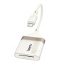 Переходник Hoco UA40A 2-in-1 Card Reader Type-C, Apricot