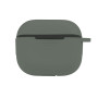 Чехол-футляр для наушников Silicone Case with microfibra для Airpods 4, Pine green