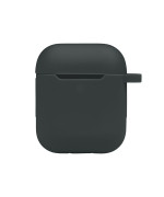 Чохол Silicone Case with hook для Airpods 1 / 2, Atrovirens