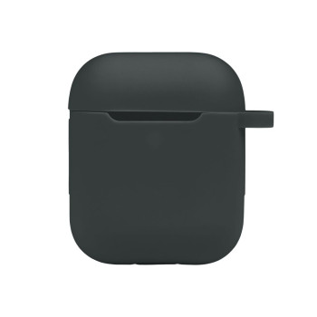 Чохол Silicone Case with hook для Airpods 1 / 2, Atrovirens