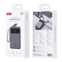 Внешний аккумулятор Power Bank XO PR267 65W с кабелем Type-C 20000mAh, Gray