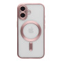 Чохол TPU Metallic Chrome Full Camera with Magsafe для iPhone 16 chrome gold